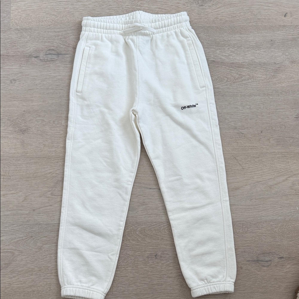 Off-White Kids Cream Joggers